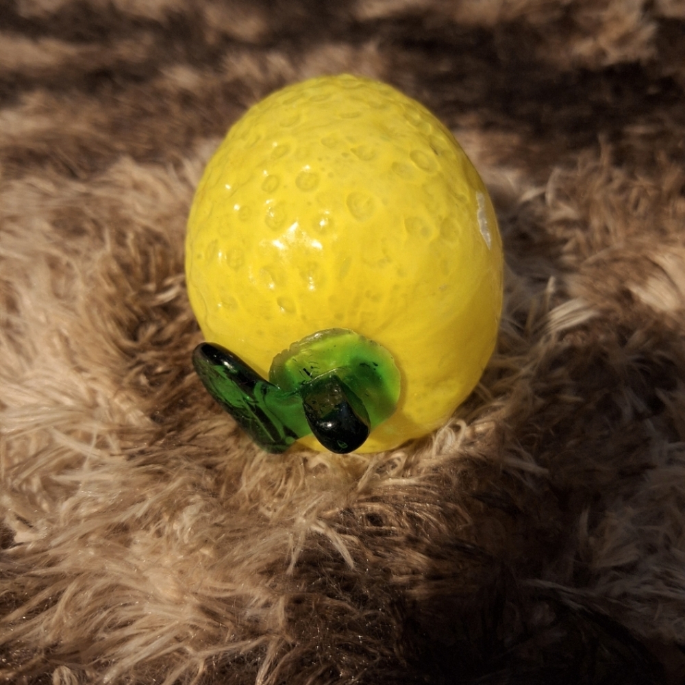 Vintage Glass Lemon